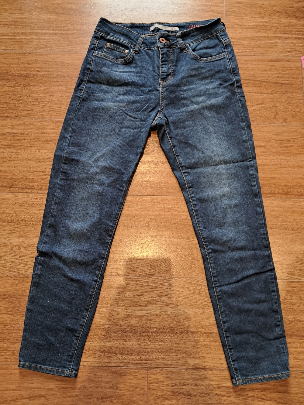 !it jeans Women's Skinny Jeans in Dark Blue Wash
